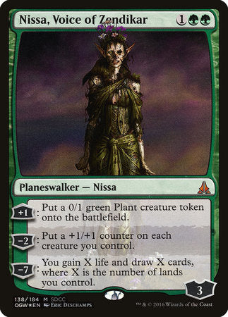 Nissa, Voice of Zendikar SDCC 2016 EXCLUSIVE [San Diego Comic-Con 2016] | Jack's On Queen