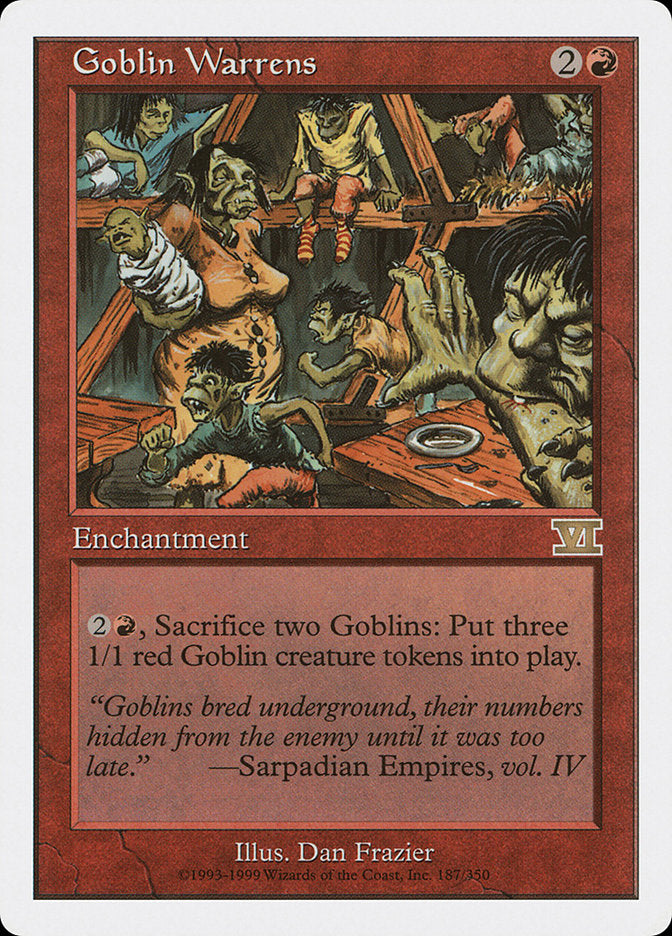 Goblin Warrens [Classic Sixth Edition] | Jack's On Queen