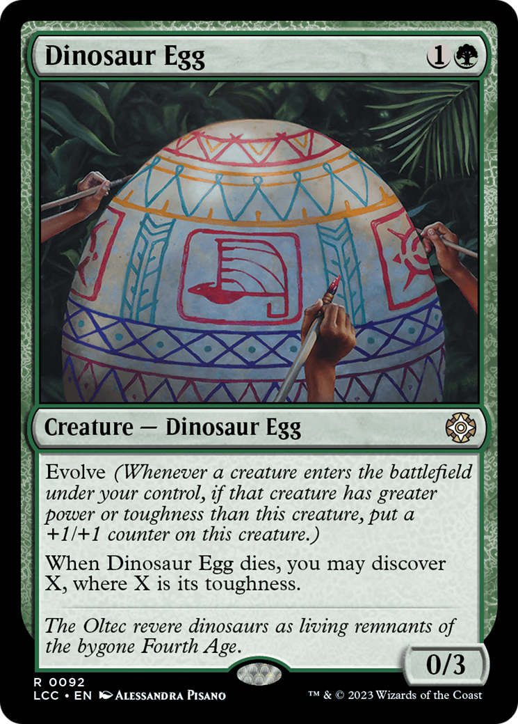 Dinosaur Egg [The Lost Caverns of Ixalan Commander] | Jack's On Queen