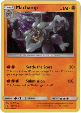 Machamp (65/145) (Cosmos Holo) [Sun & Moon: Guardians Rising] | Jack's On Queen
