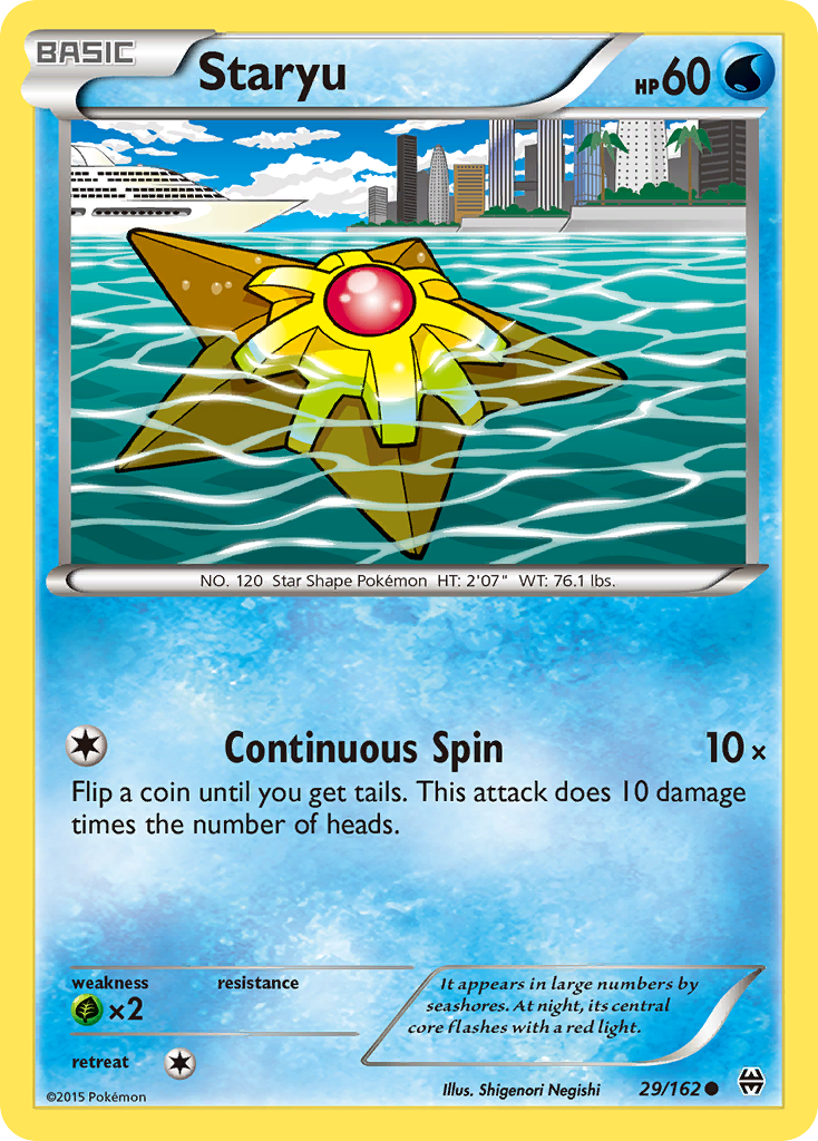 Staryu (29/162) [XY: BREAKthrough] | Jack's On Queen