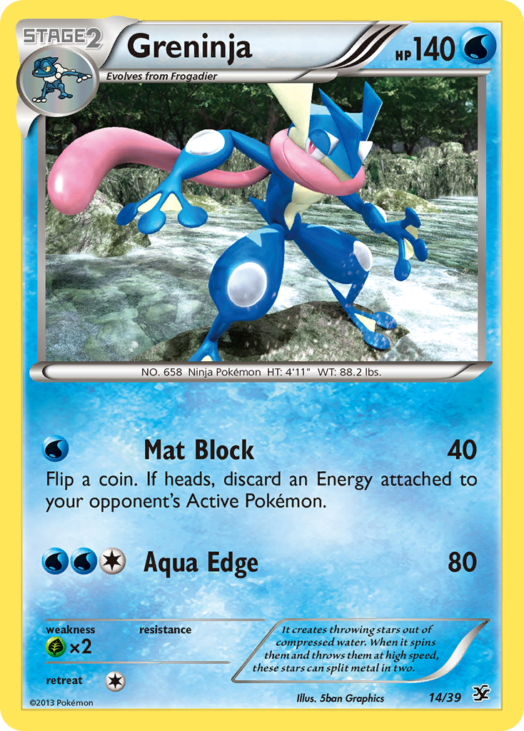 Greninja (14/39) [XY: Kalos Starter Set] | Jack's On Queen