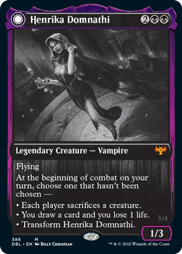 Henrika Domnathi // Henrika, Infernal Seer [Innistrad: Double Feature] | Jack's On Queen