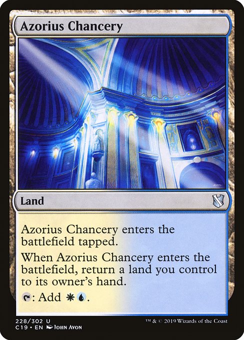 Azorius Chancery [Commander 2019] | Jack's On Queen