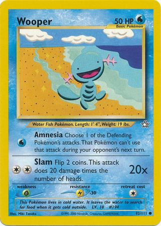 Wooper (82/111) [Neo Genesis Unlimited] | Jack's On Queen