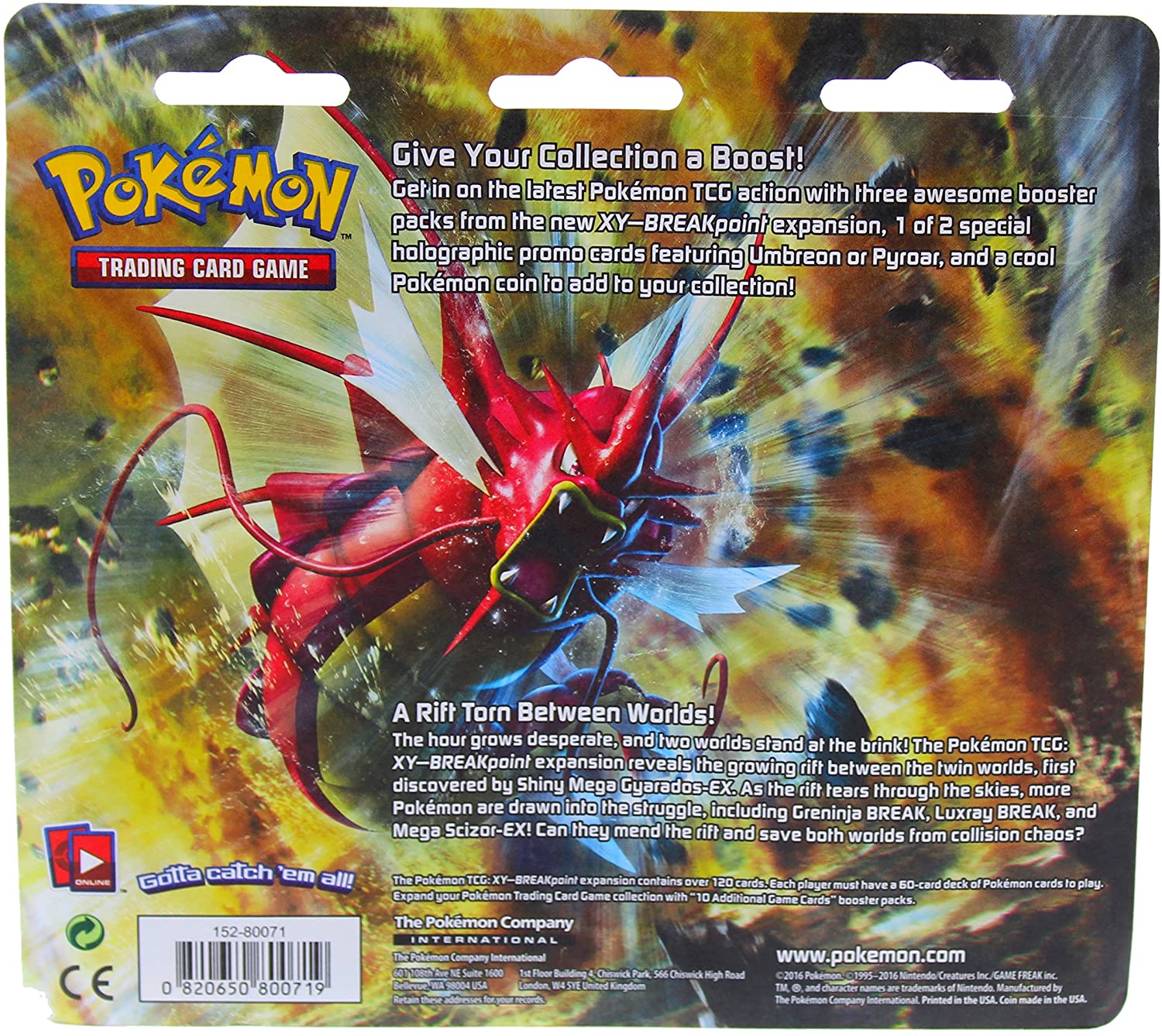 XY: BREAKpoint - 3-Pack Blister (Umbreon) | Jack's On Queen
