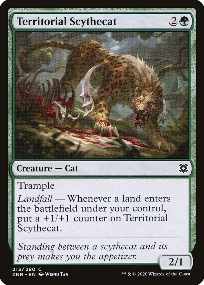 Territorial Scythecat [Zendikar Rising] | Jack's On Queen