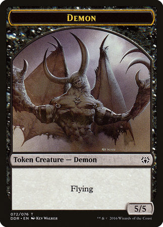 Demon Token [Duel Decks: Nissa vs. Ob Nixilis] | Jack's On Queen