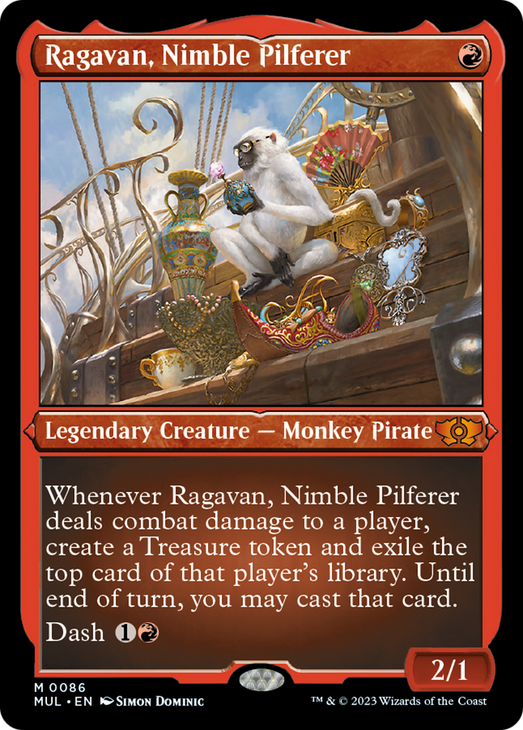 Ragavan, Nimble Pilferer (Foil Etched) [Multiverse Legends] | Jack's On Queen