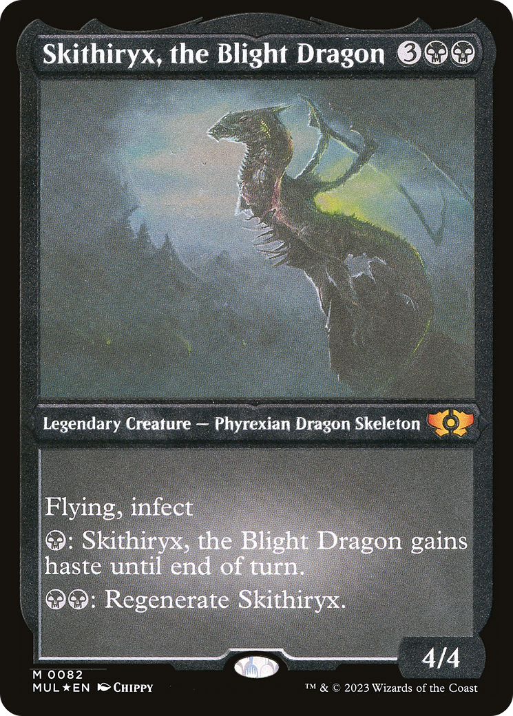 Skithiryx, the Blight Dragon (Foil Etched) [Multiverse Legends] | Jack's On Queen
