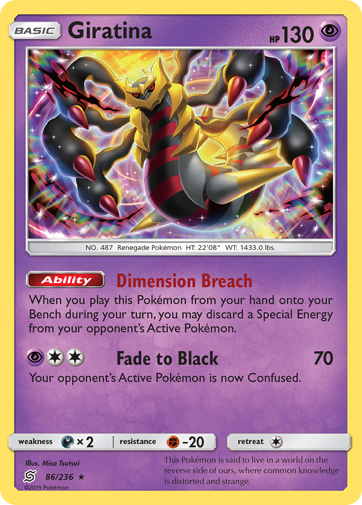 Giratina (86/236) [Sun & Moon: Unified Minds] | Jack's On Queen