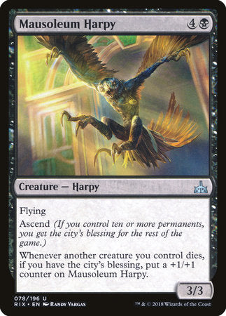 Mausoleum Harpy [Rivals of Ixalan] | Jack's On Queen