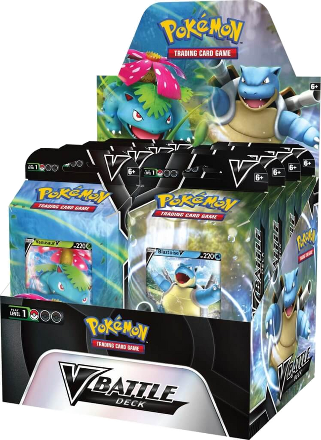 V Battle Deck Display (Venusaur V/Blastoise V) | Jack's On Queen
