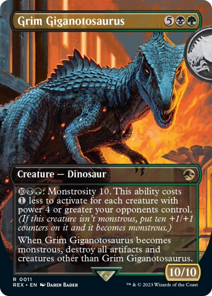 Grim Giganotosaurus (Borderless) [Jurassic World Collection] | Jack's On Queen