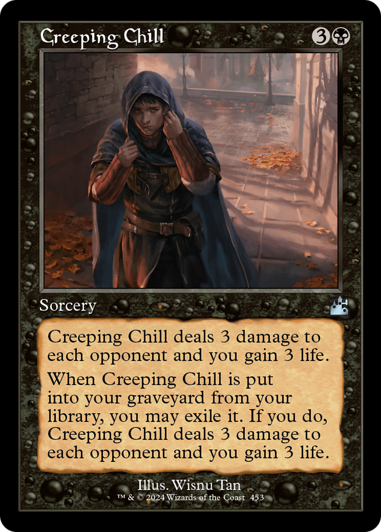 Creeping Chill (Retro Frame) [Ravnica Remastered] | Jack's On Queen