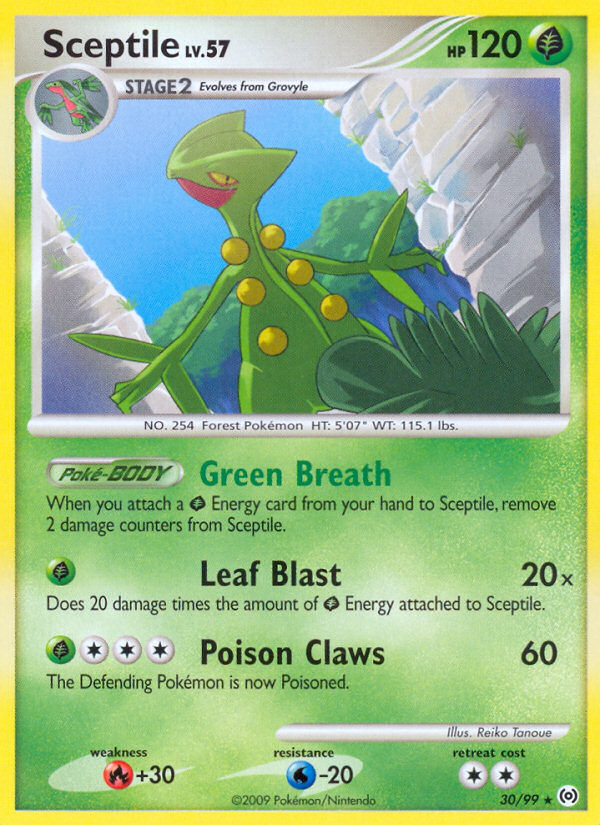 Sceptile (30/99) [Platinum: Arceus] | Jack's On Queen