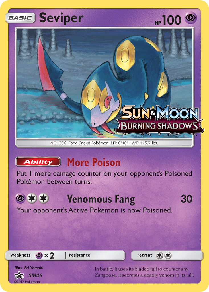 Seviper (SM46) [Sun & Moon: Black Star Promos] | Jack's On Queen