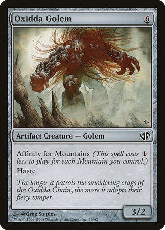 Oxidda Golem [Duel Decks: Jace vs. Chandra] | Jack's On Queen