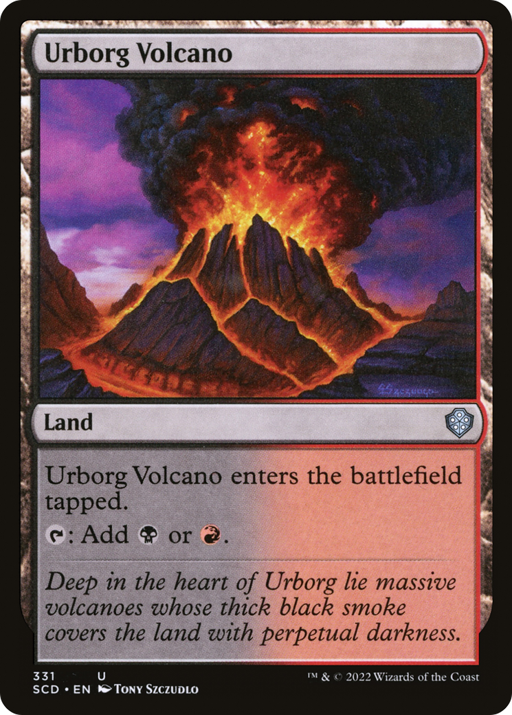 Urborg Volcano [Starter Commander Decks] | Jack's On Queen