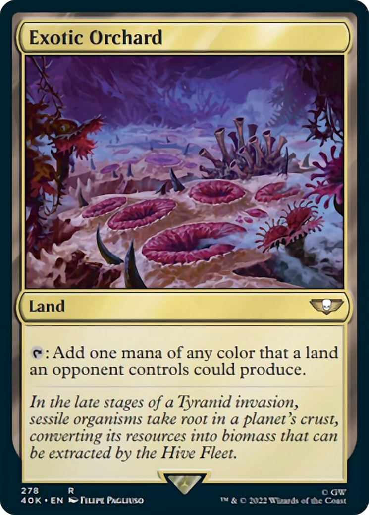 Exotic Orchard (Surge Foil) [Universes Beyond: Warhammer 40,000] | Jack's On Queen