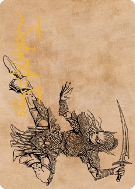 Lae'zel, Vlaakith's Champion Art Card (Gold-Stamped Signature) [Commander Legends: Battle for Baldur's Gate Art Series] | Jack's On Queen