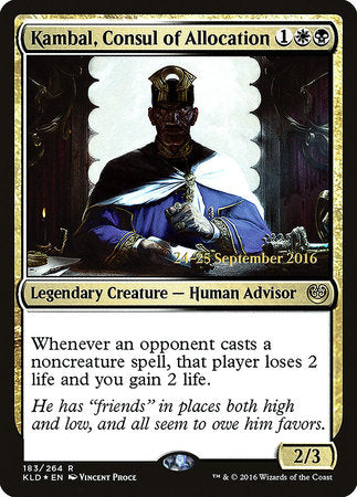 Kambal, Consul of Allocation [Kaladesh Promos] | Jack's On Queen