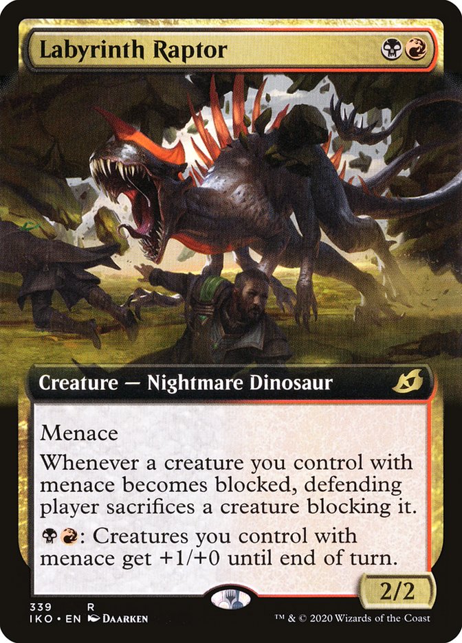 Labyrinth Raptor (Extended Art) [Ikoria: Lair of Behemoths] | Jack's On Queen