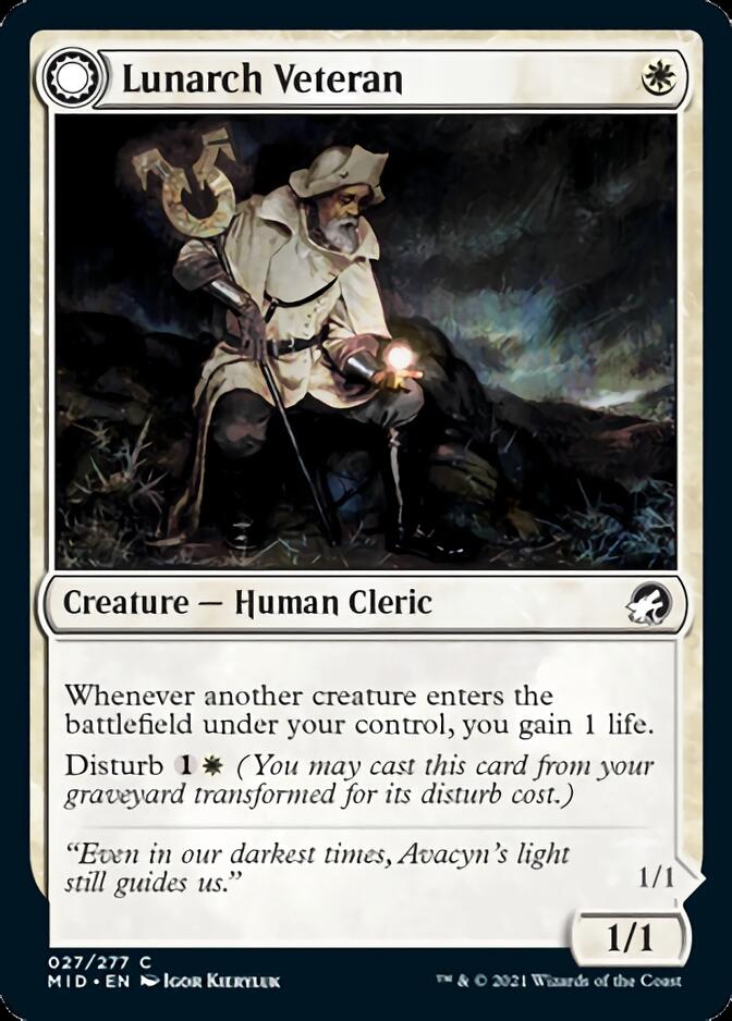 Lunarch Veteran // Luminous Phantom [Innistrad: Midnight Hunt] | Jack's On Queen