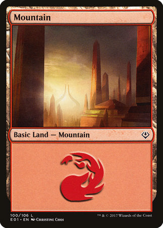 Mountain (100) [Archenemy: Nicol Bolas] | Jack's On Queen