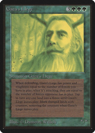 Gaea's Liege [Limited Edition Beta] | Jack's On Queen