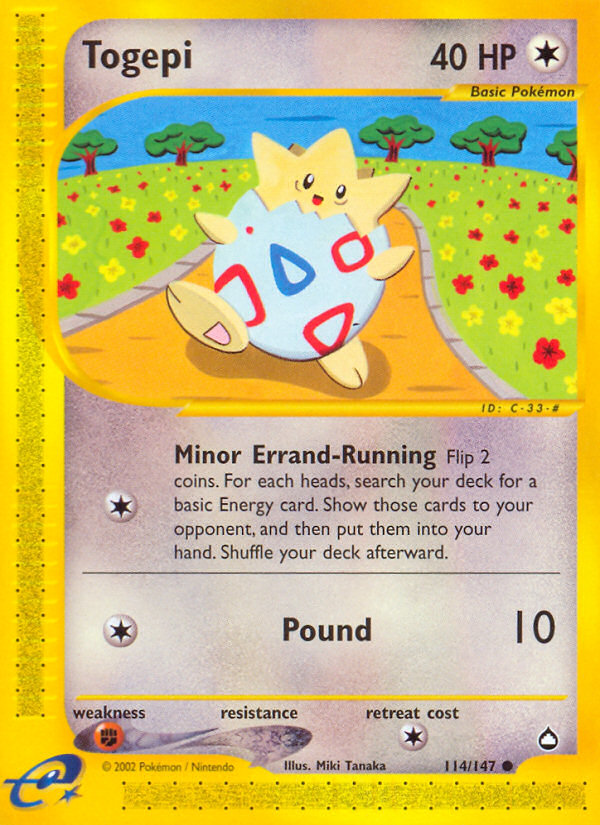 Togepi (114/147) [Aquapolis] | Jack's On Queen