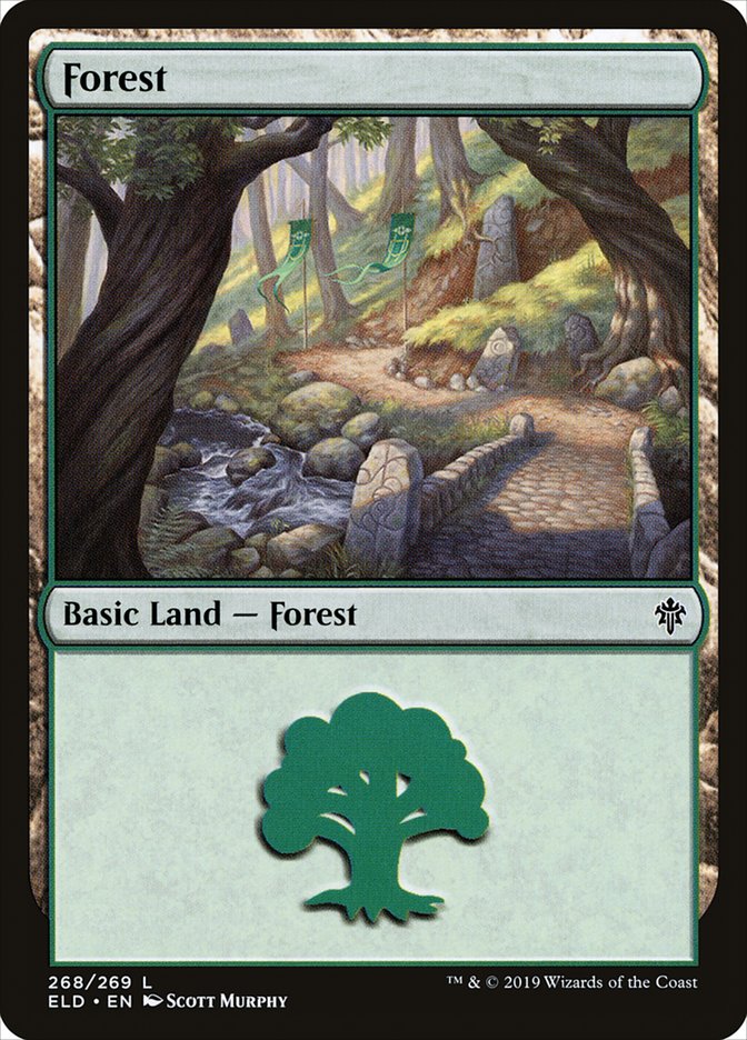 Forest (268) [Throne of Eldraine] | Jack's On Queen