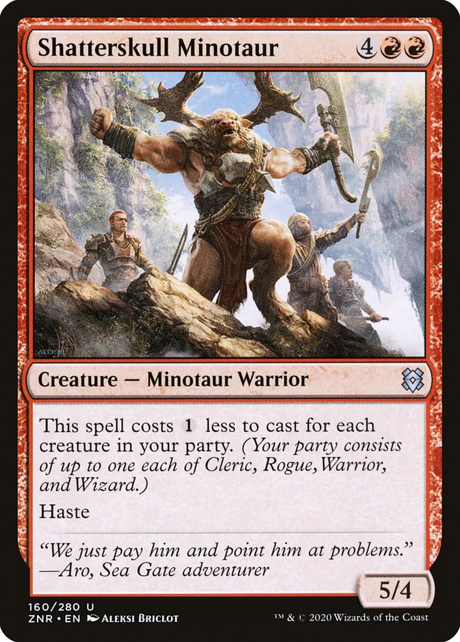 Shatterskull Minotaur [Zendikar Rising] | Jack's On Queen