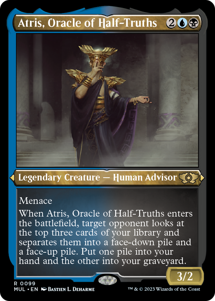 Atris, Oracle of Half-Truths (Foil Etched) [Multiverse Legends] | Jack's On Queen