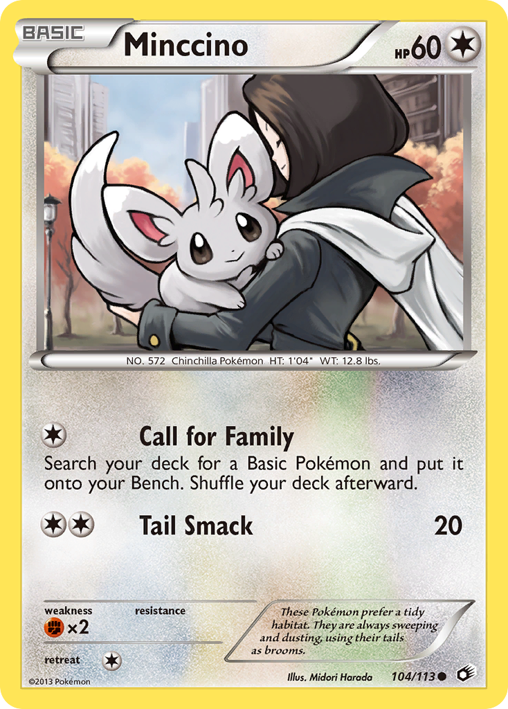 Minccino (104/113) [Black & White: Legendary Treasures] | Jack's On Queen