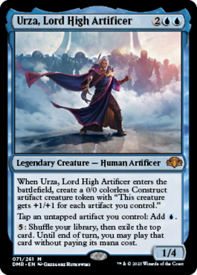 Urza, Lord High Artificer [Dominaria Remastered] | Jack's On Queen