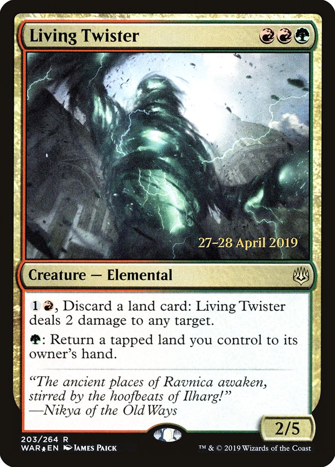 Living Twister  [War of the Spark Prerelease Promos] | Jack's On Queen