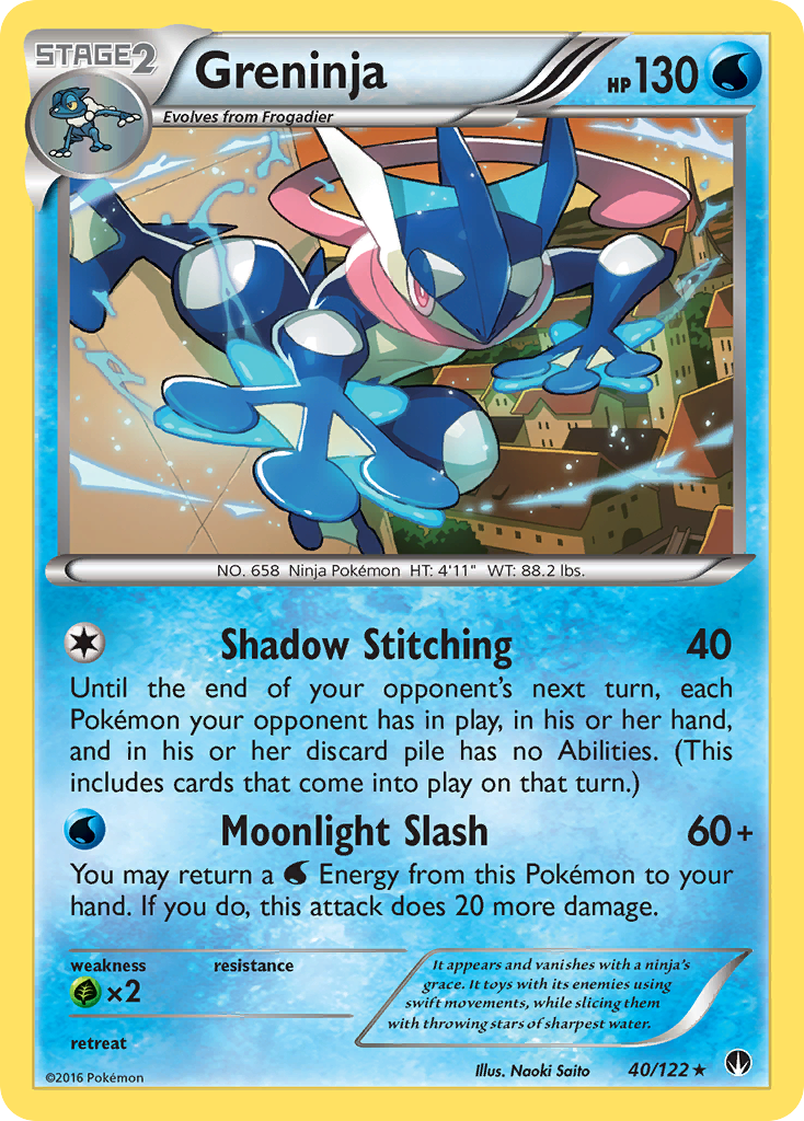 Greninja (40/122) [XY: BREAKpoint] | Jack's On Queen