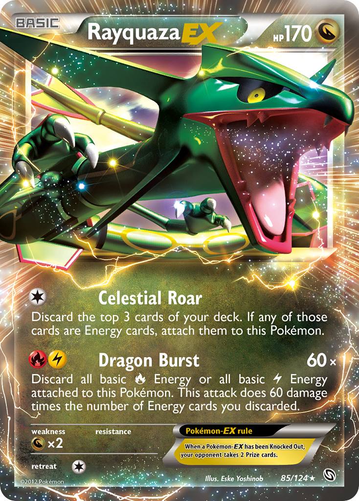 Rayquaza EX (85/124) [Black & White: Dragons Exalted] | Jack's On Queen