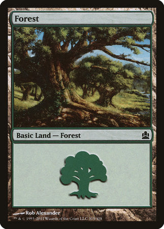 Forest (315) [Commander 2011] | Jack's On Queen