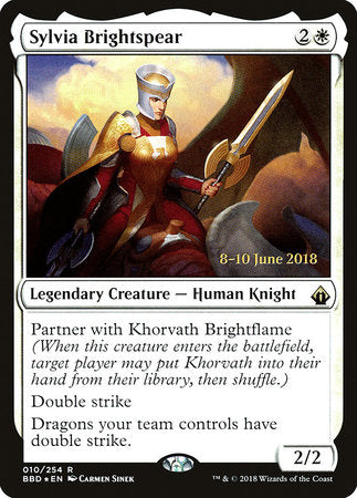 Sylvia Brightspear [Battlebond Promos] | Jack's On Queen