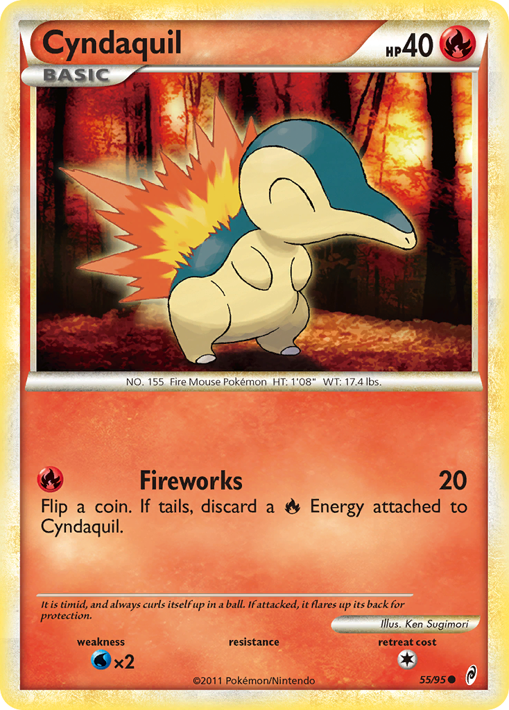 Cyndaquil (55/95) [HeartGold & SoulSilver: Call of Legends] | Jack's On Queen