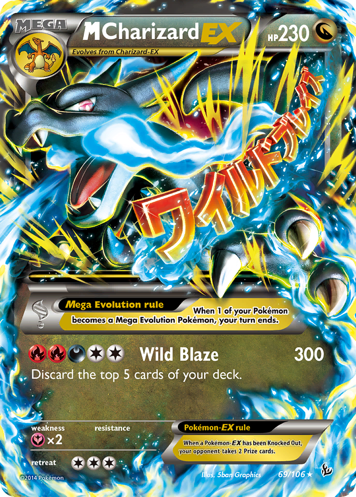 M Charizard EX (69/106) [XY: Flashfire] | Jack's On Queen