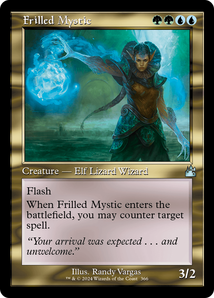 Frilled Mystic (Retro Frame) [Ravnica Remastered] | Jack's On Queen