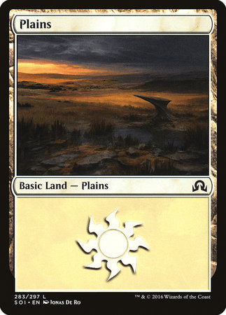 Plains (283) [Shadows over Innistrad] | Jack's On Queen