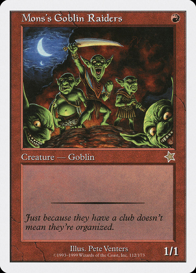 Mons's Goblin Raiders [Starter 1999] | Jack's On Queen