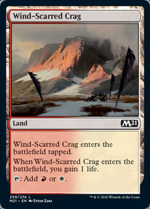 Wind-Scarred Crag [Core Set 2021] | Jack's On Queen