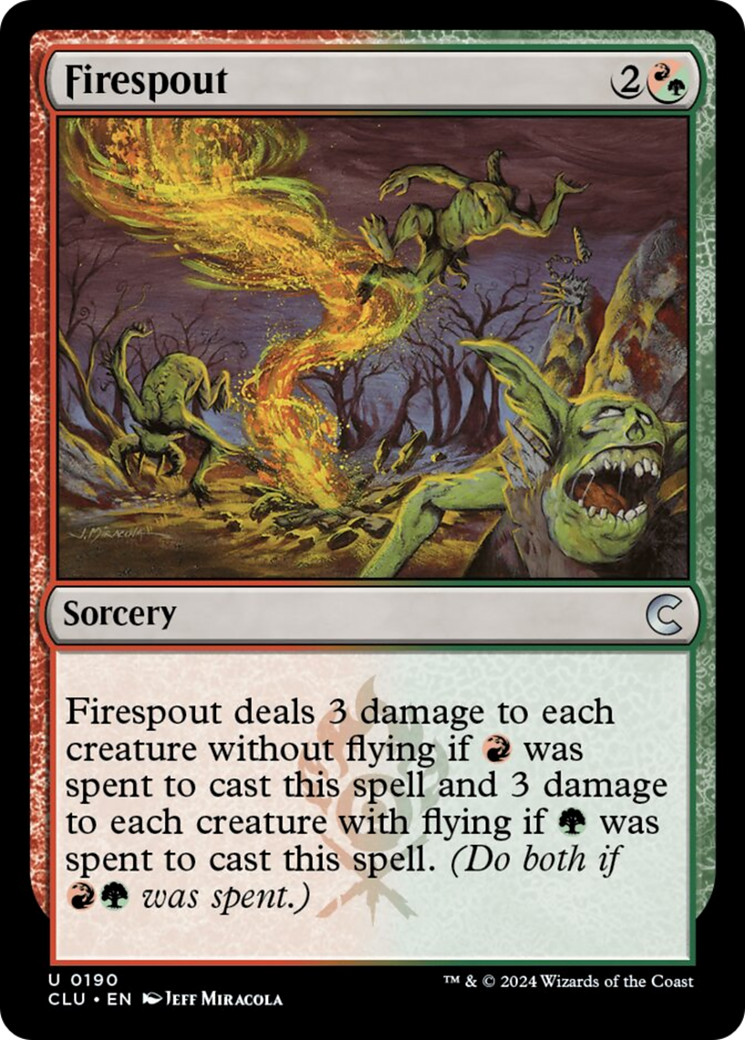 Firespout [Ravnica: Clue Edition] | Jack's On Queen