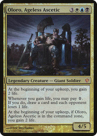 Oloro, Ageless Ascetic (Commander 2013) [Commander 2013 Oversized] | Jack's On Queen