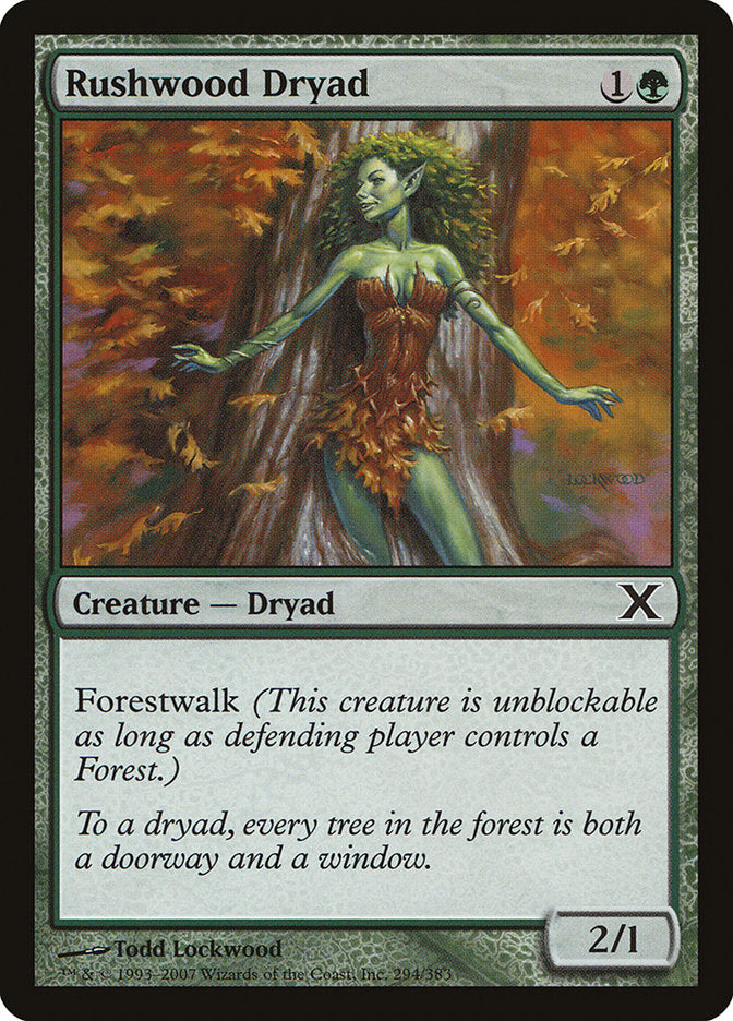 Rushwood Dryad [Tenth Edition] | Jack's On Queen